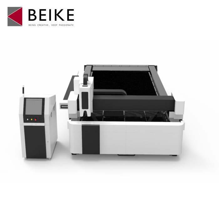 Single Platform Steel Plate Fiber Laser Cutting Machine
