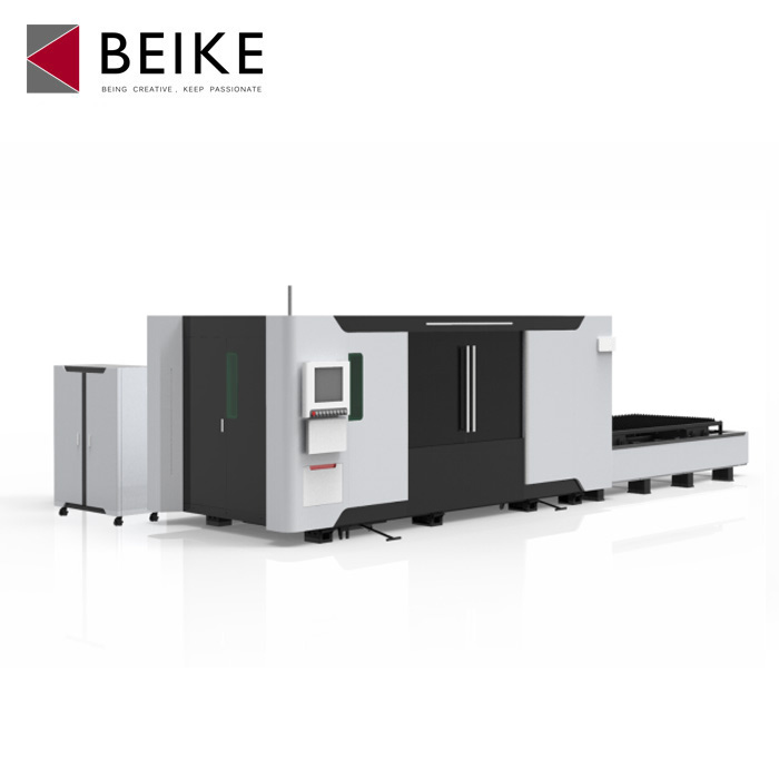 Enclosed Design Exchange Platform Steel Plate Fiber Laser Cutting Machine